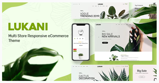 Lukani - Plant Store Theme for WooCommerce WordPress Nulled