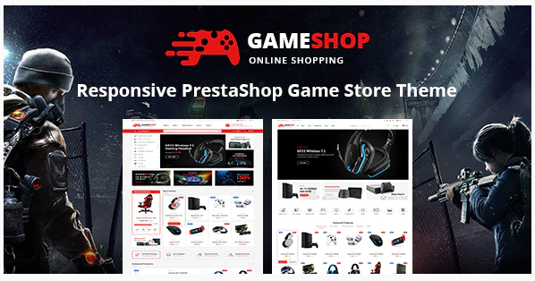 Gameshop - Responsive PrestaShop Shopping Themes Nulled