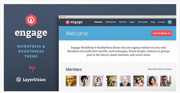 You are downloading Engage - WordPress, BuddyPress, bbPress Theme whose current version has been getting more updates nowadays, so, please
