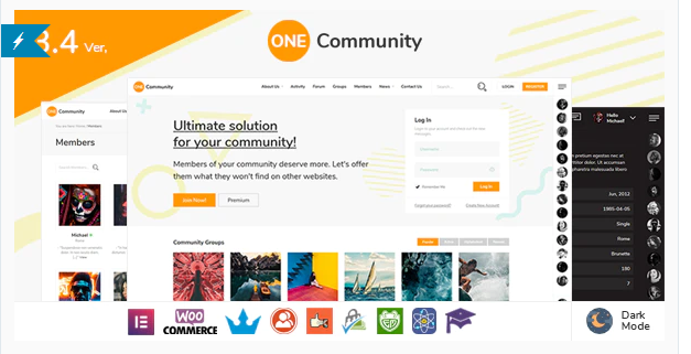 You are downloading OneCommunity - BuddyPress Nouveau Membership Theme whose current version has been getting more updates nowadays, so, please