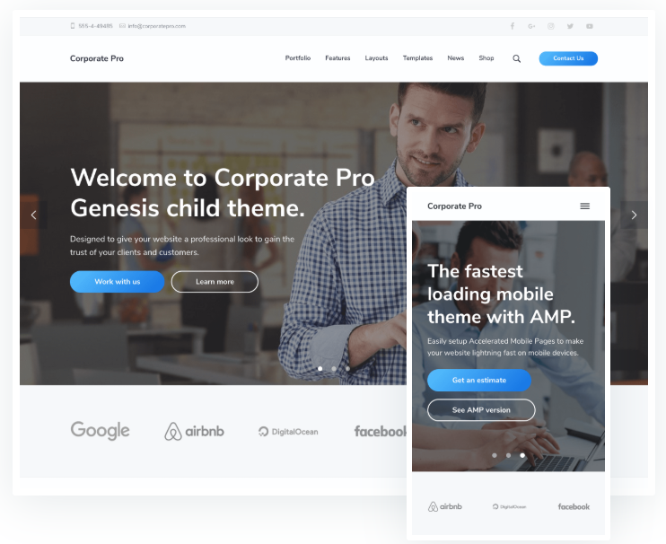 Download Corporate Pro Theme Package Nulled Theme | Nulled