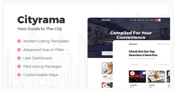 You are downloading Cityrama - Listing & City Guide Theme whose current version has been getting more updates nowadays, so, please