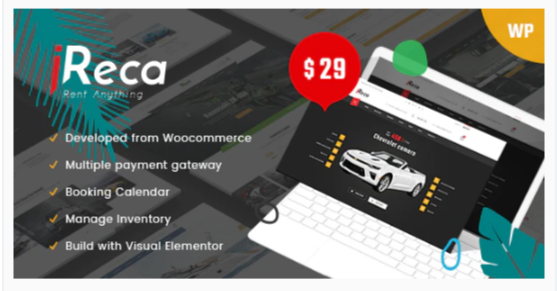 You are downloading Ireca - Car Rental Boat, Bike, Vehicle, Calendar WordPress Theme Nulled whose current version has been getting more updates nowadays,