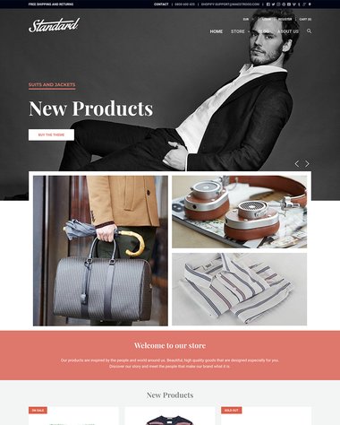 Shopify themes for your online store